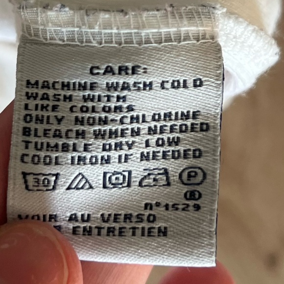 Ralph Lauren Sport White Long Sleeve Tee Blue Pony Logo M Late Y2K Preppy - Picture 6 of 9